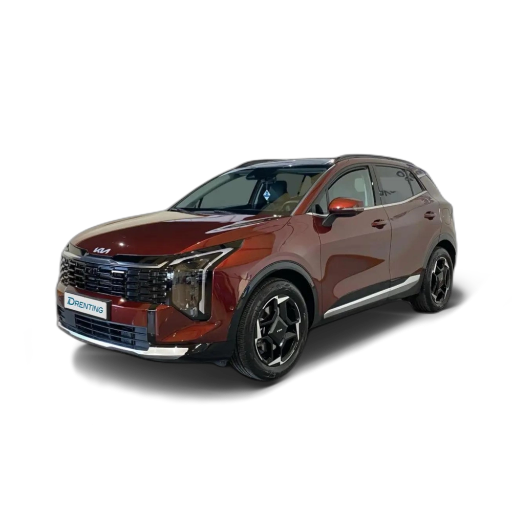 Renting Kia Sportage 1.6 T-GDi HEV 158kW (215CV) Tech 4x2 Rojo