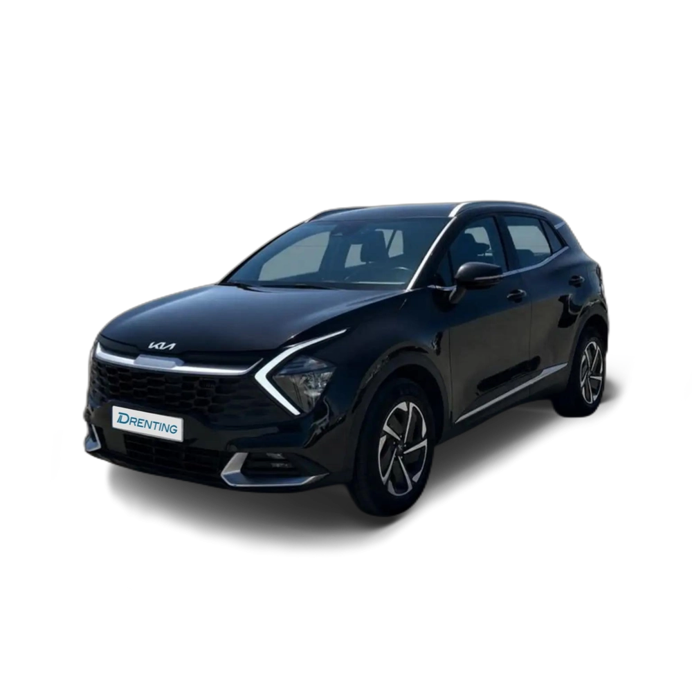 Renting Kia Sportage 1.6 T-GDi HEV Drive 239 Negro