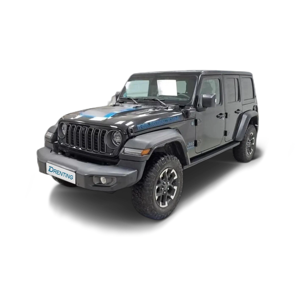Renting Jeep Wrangler 2.0 280kW (380CV) 8ATX E6D Rubicon Negro 1