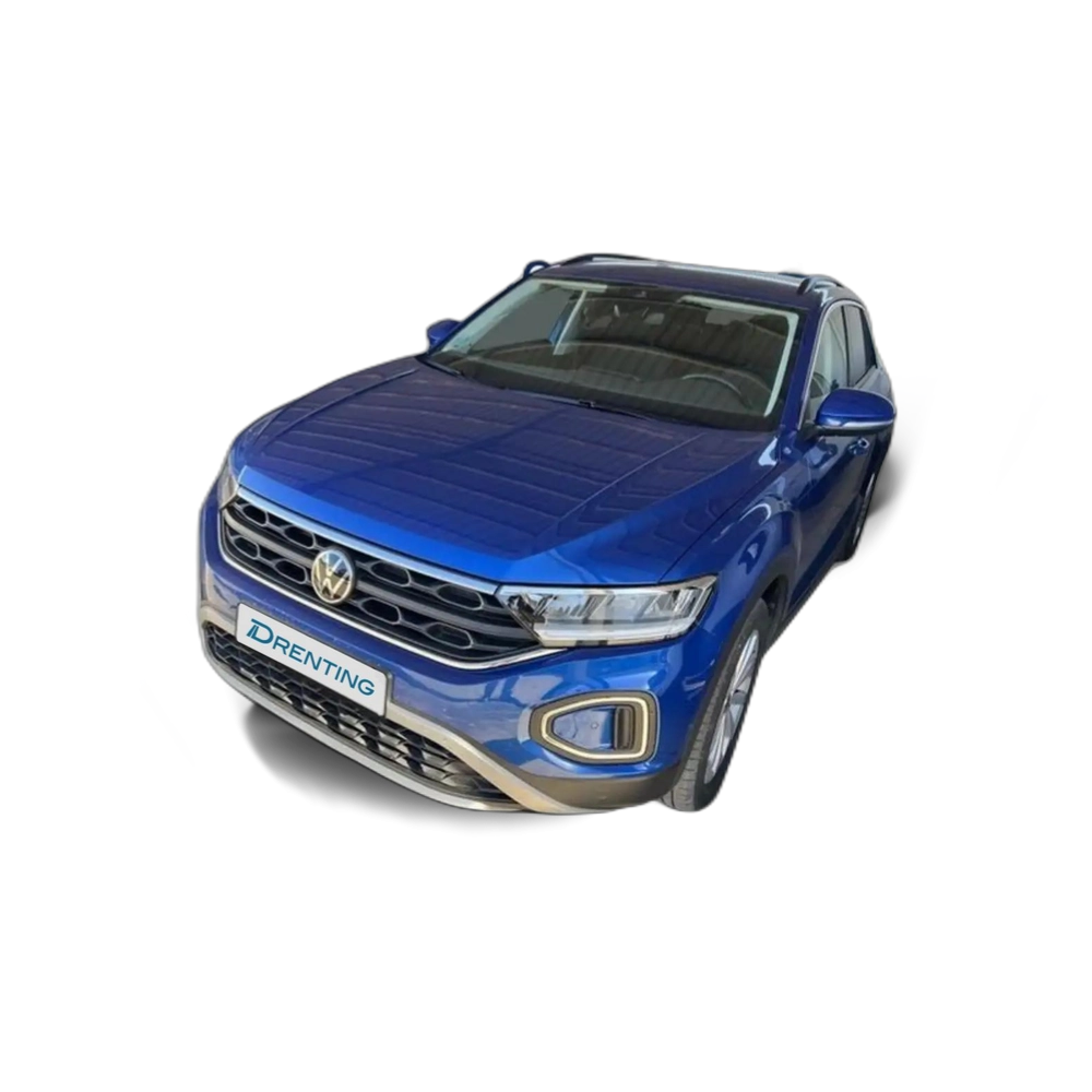 Renting Volkswagen T-Roc 2.0TDI Más DSG7 110KW Azul