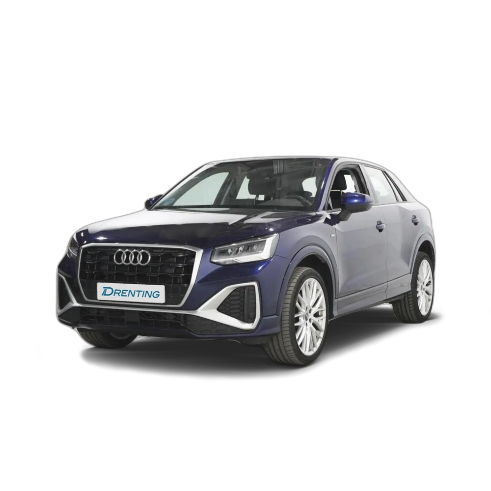 Renting Audi Q2 30 TDI S line S tronic 85kW Azul