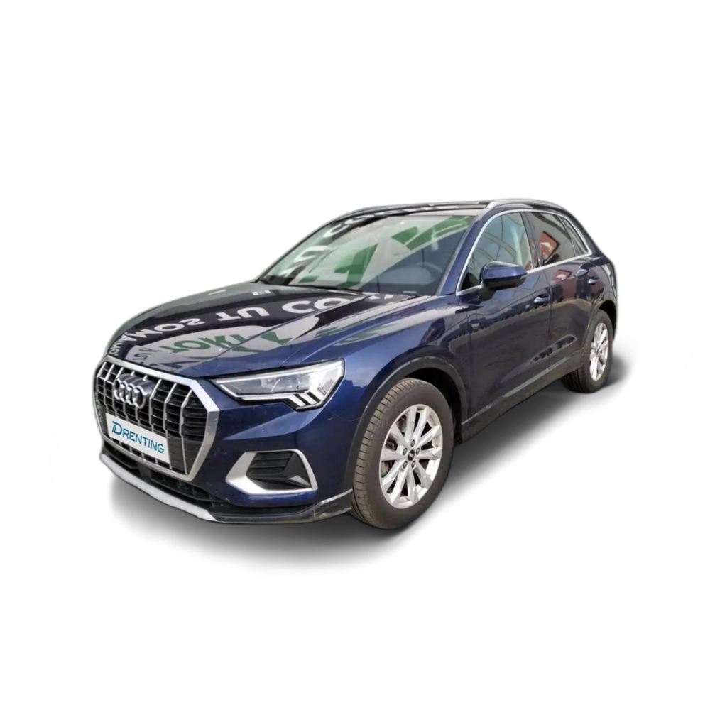 Renting Audi Q3 35 TDI Advanced S tronic 110kW Azul 2