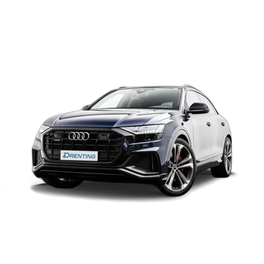 Renting Audi Q8 45 TDI Black line quattro tiptronic 170kW Azul