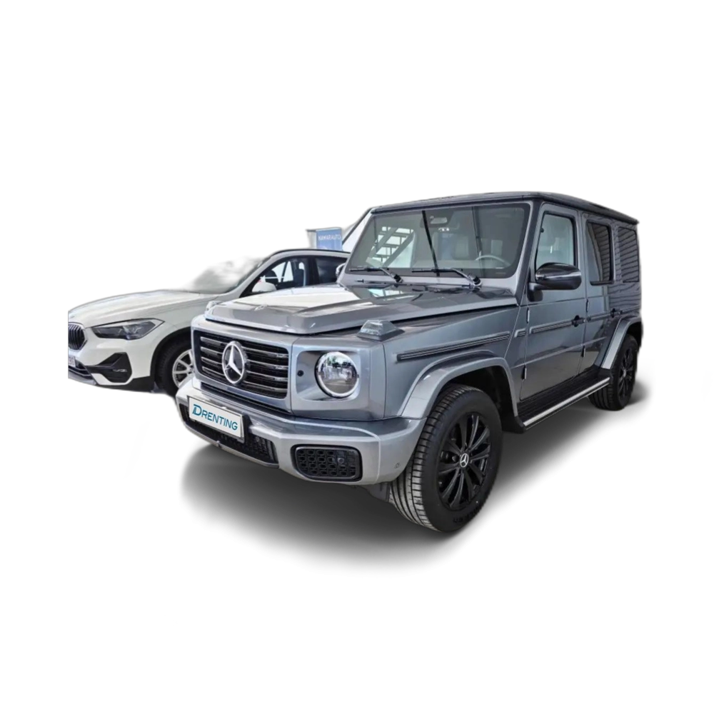 Renting Mercedes-Benz G 450d Linea Exclusive Exterior 4Matic 9G-Tronic Gris