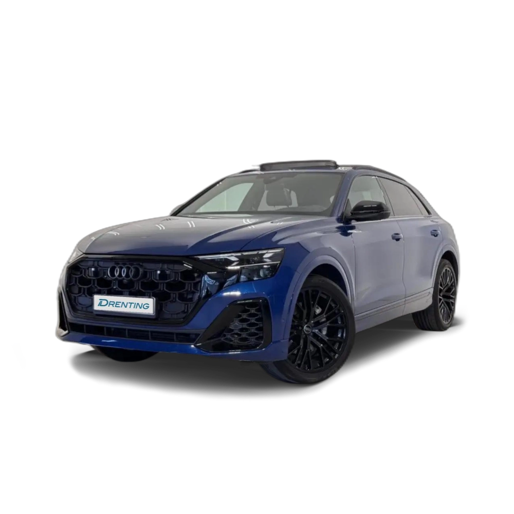 Renting Audi Q8 50 TDI Black line plus quattro tiptronic Azul