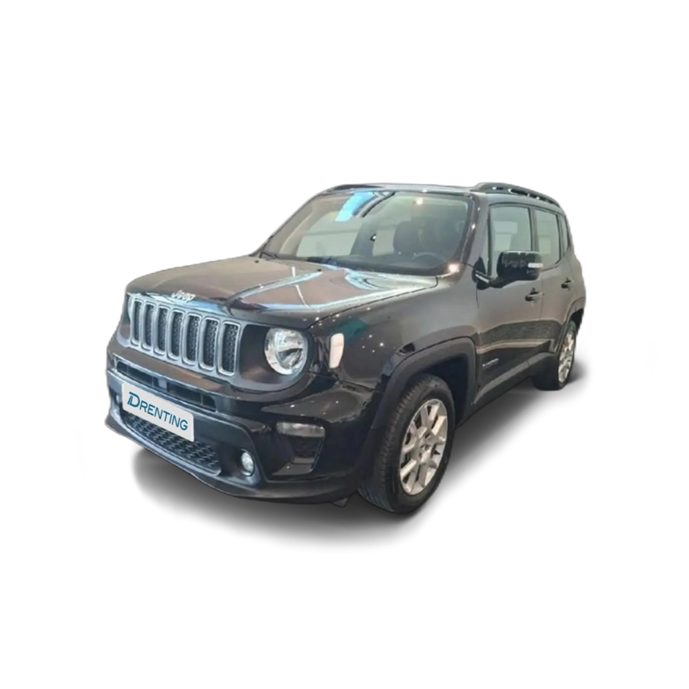 Renting Jeep Renegade eHybrid 1.5 96kW(130CV)  ATX Limited Negro