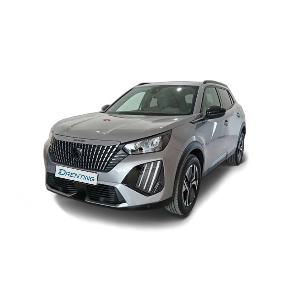 Renting Peugeot 2008 Gasolina 100 S&amp;S 6 Vel. MAN Allure Gris 1