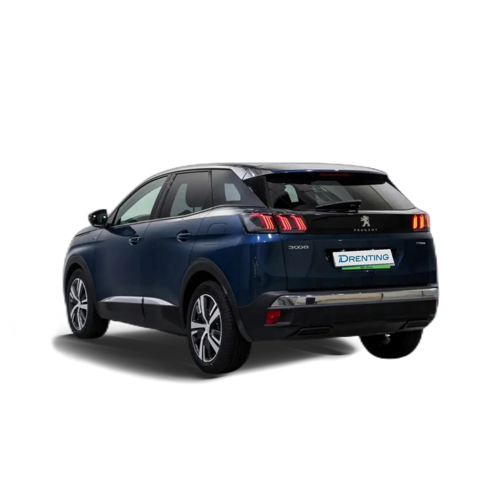 Renting Peugeot 3008 HYB PHEV 180 Allure Pack e-EAT8 Azul 1