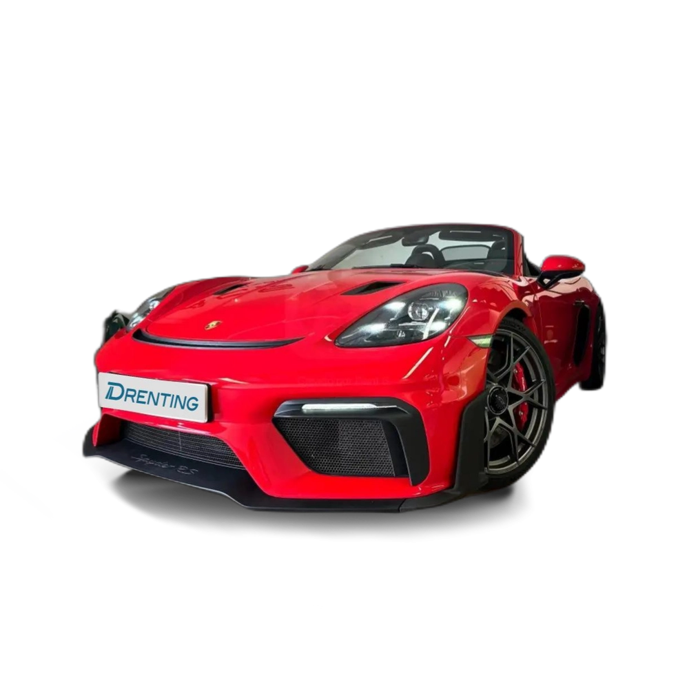 Renting Porsche 718 Spyder RS PDK Rojo