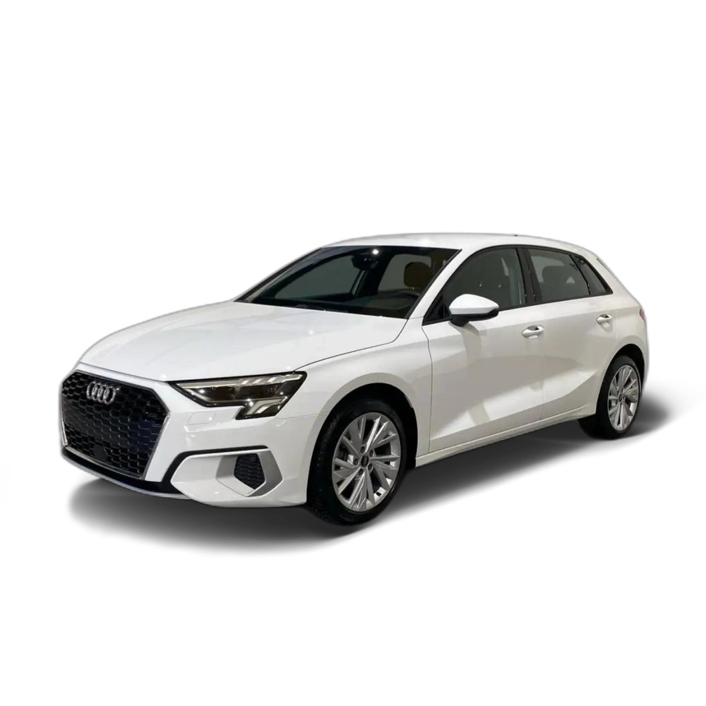 Renting Audi A3 Sportback 30 TFSI Advanced S tronic Blanco 2