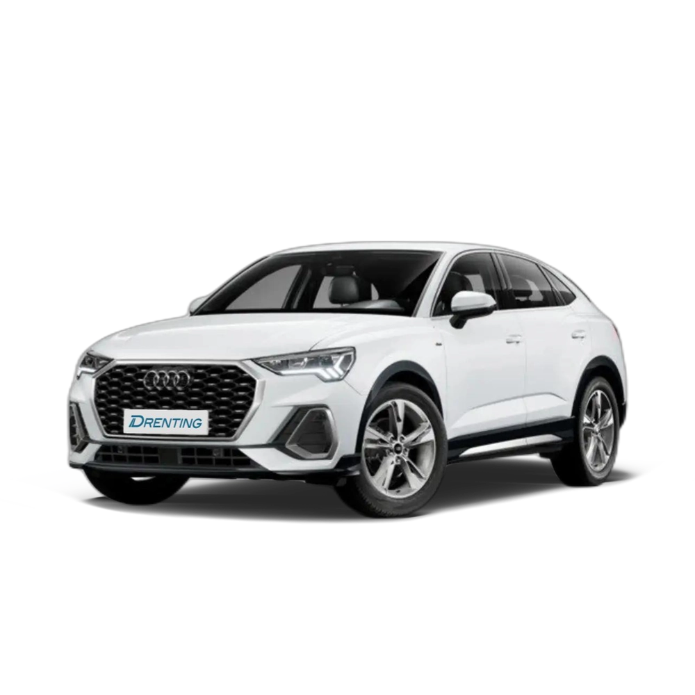 Renting Audi Q3 Sportback 35 TDI Black limited S tronic Blanco 1