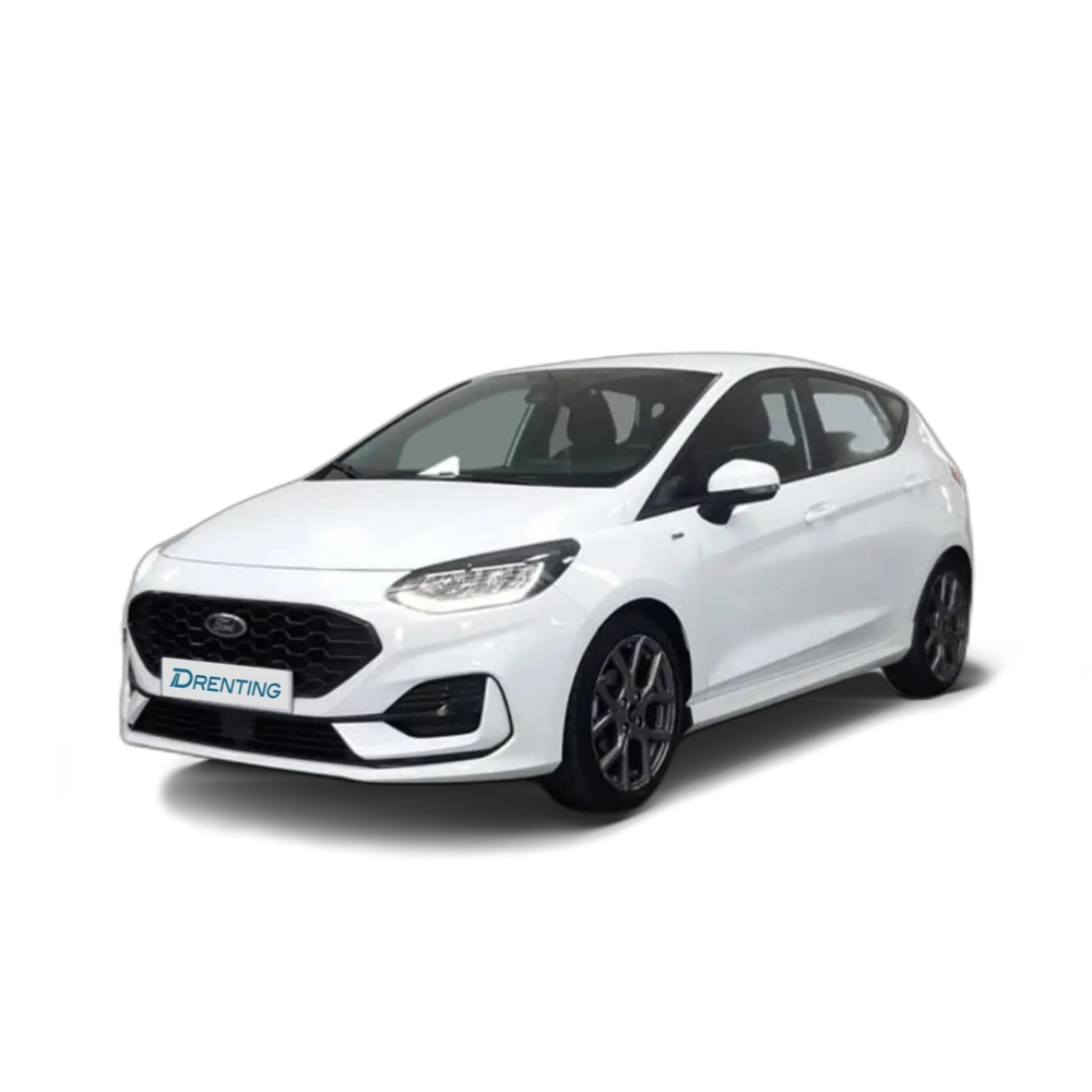 Renting Ford Fiesta 1.0 ECOBOOST MHEV 92KW ST-LINE 125 5P Blanco