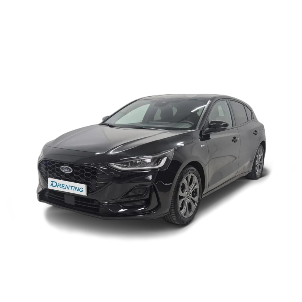 Renting Ford Focus 1.0 Ecoboost MHEV ST-Line 155 Negro