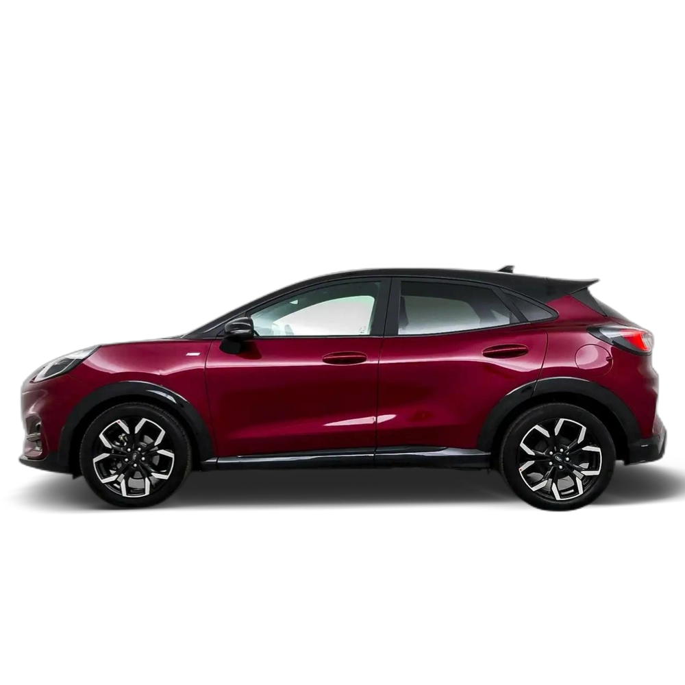 Renting Ford Puma 1.0 EcoBoost MHEV Titanium 125 Rojo