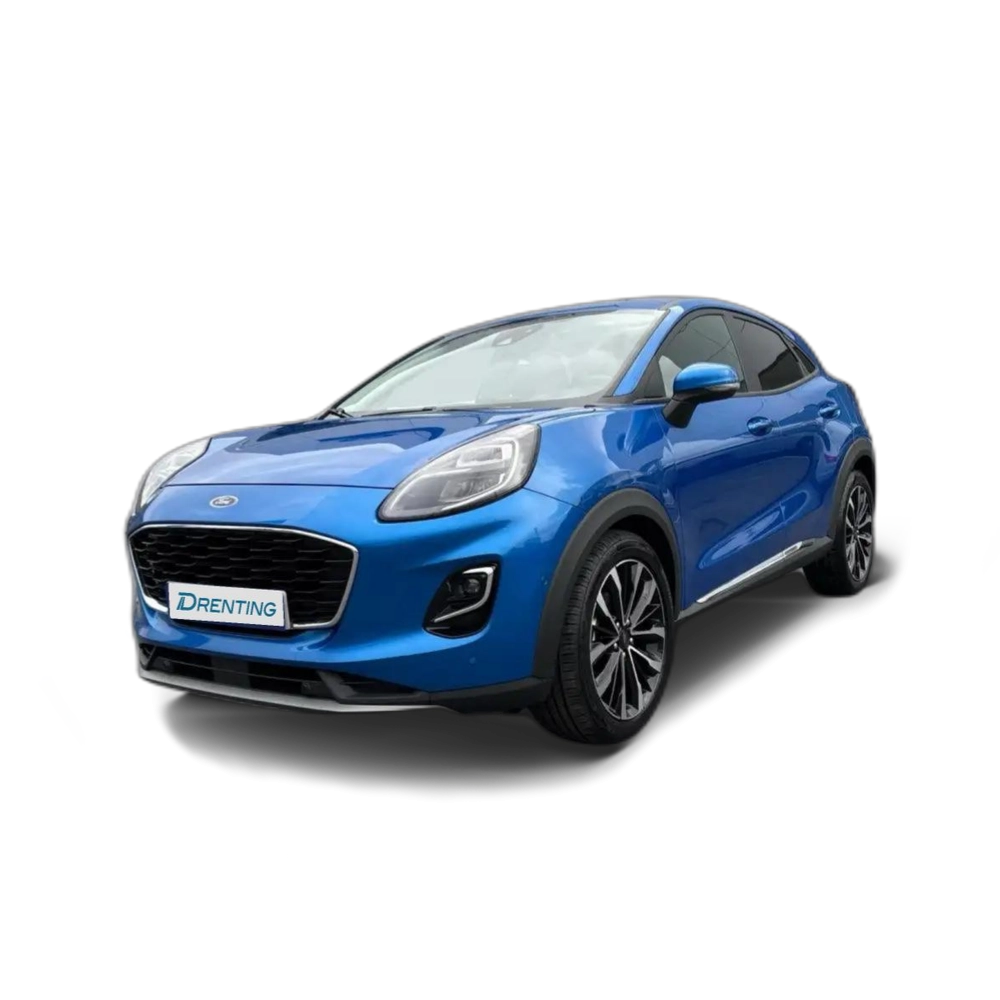 Renting Ford Puma 1.0 EcoBoost MHEV Titanium X Aut. 155 Azul