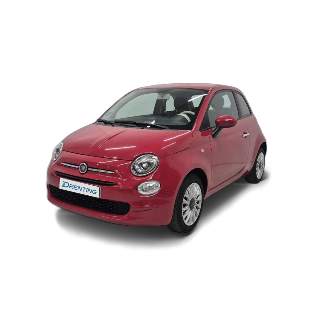 Renting Fiat 500 1.0 Hybrid Dolcevita 52kW Rojo