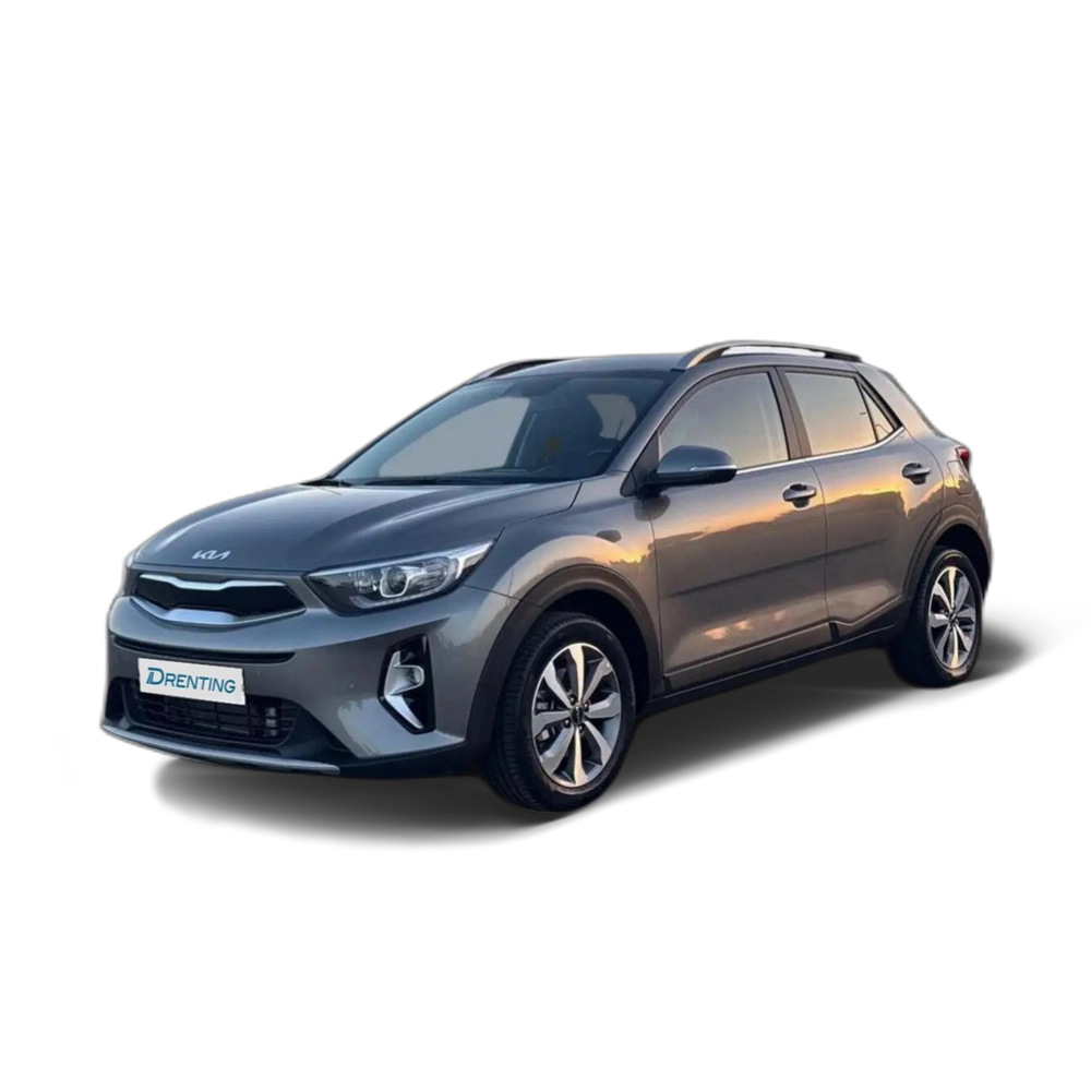 Renting Kia Stonic 1.0 T-GDi 74kW (100CV) MHEV MT Drive Gris