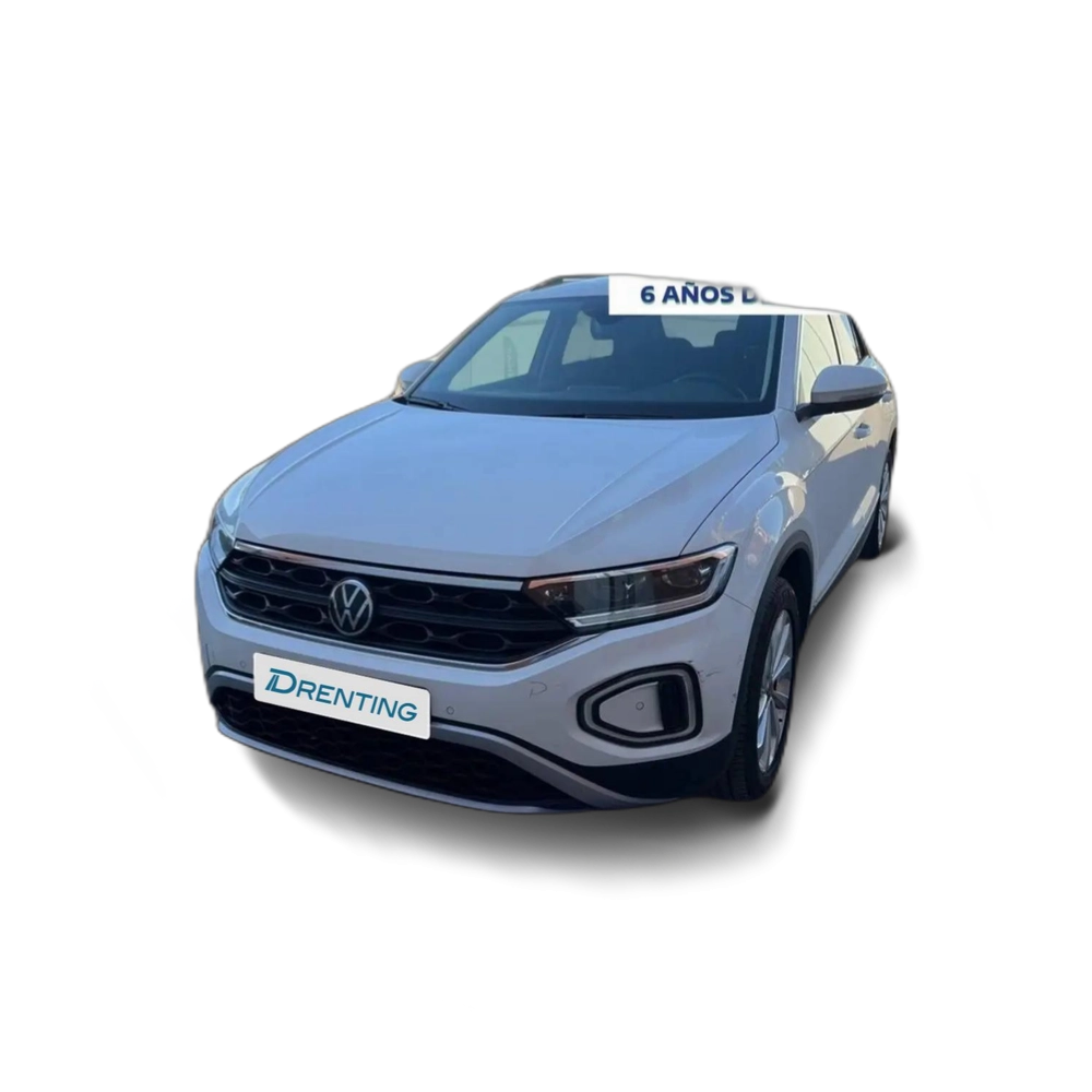 Renting Volkswagen T-Roc 1.0 TSI 81kW (110CV) Life Blanco