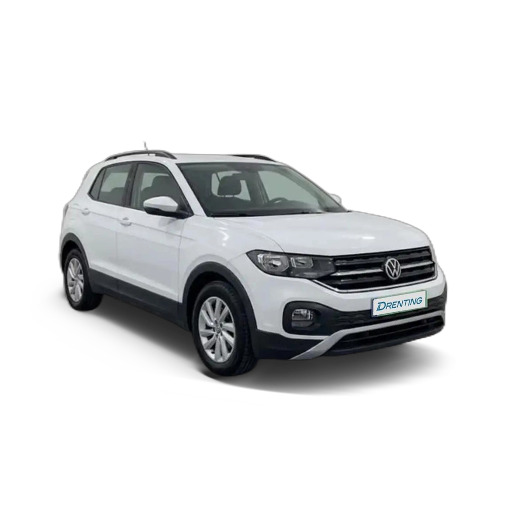 Renting Volkswagen T-Cross ** 1.0 TSI 95 LIFE 5P (RUEDA REPUESTO) Blanco