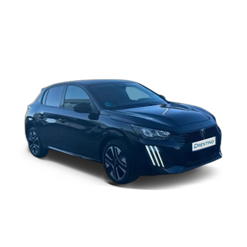 Renting Peugeot 208 1.2 MHEV 110 E-DCS6 AUTO ALLURE 110 5P Negro