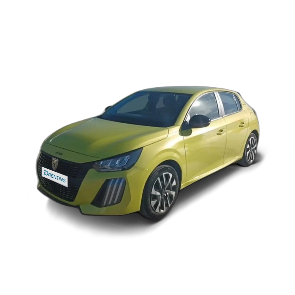 Renting Peugeot 208 1.2 MHEV 110 E-DCS6 AUTO STYLE 110 5P Amarillo