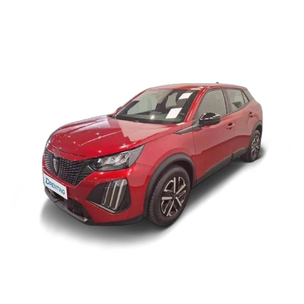Renting Peugeot 2008 1.2 PureTech S&amp;S Active 100 Rojo 1