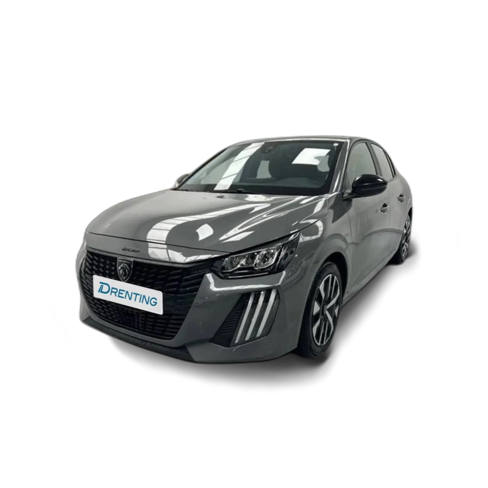 Renting Peugeot 208 1.2 Puretech S&amp;S Active 100 Gris 1