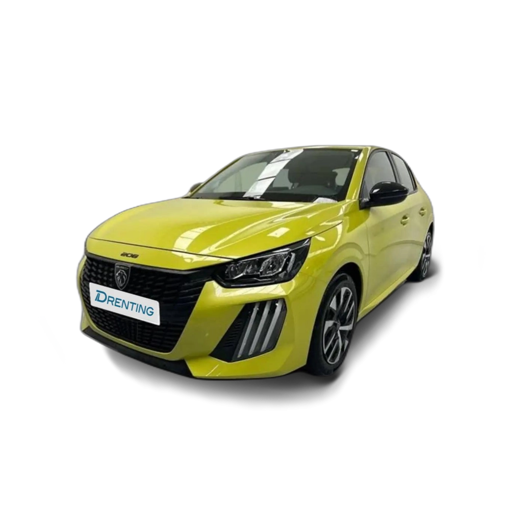 Renting Peugeot 208 1.2 Puretech S&amp;S Active 100 Amarillo