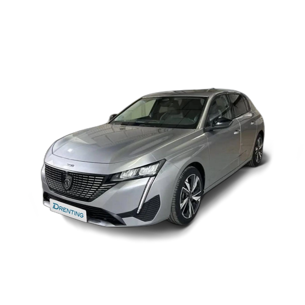 Renting Peugeot 308 1.2 PureTech S&amp;S Allure 130 Gris 1