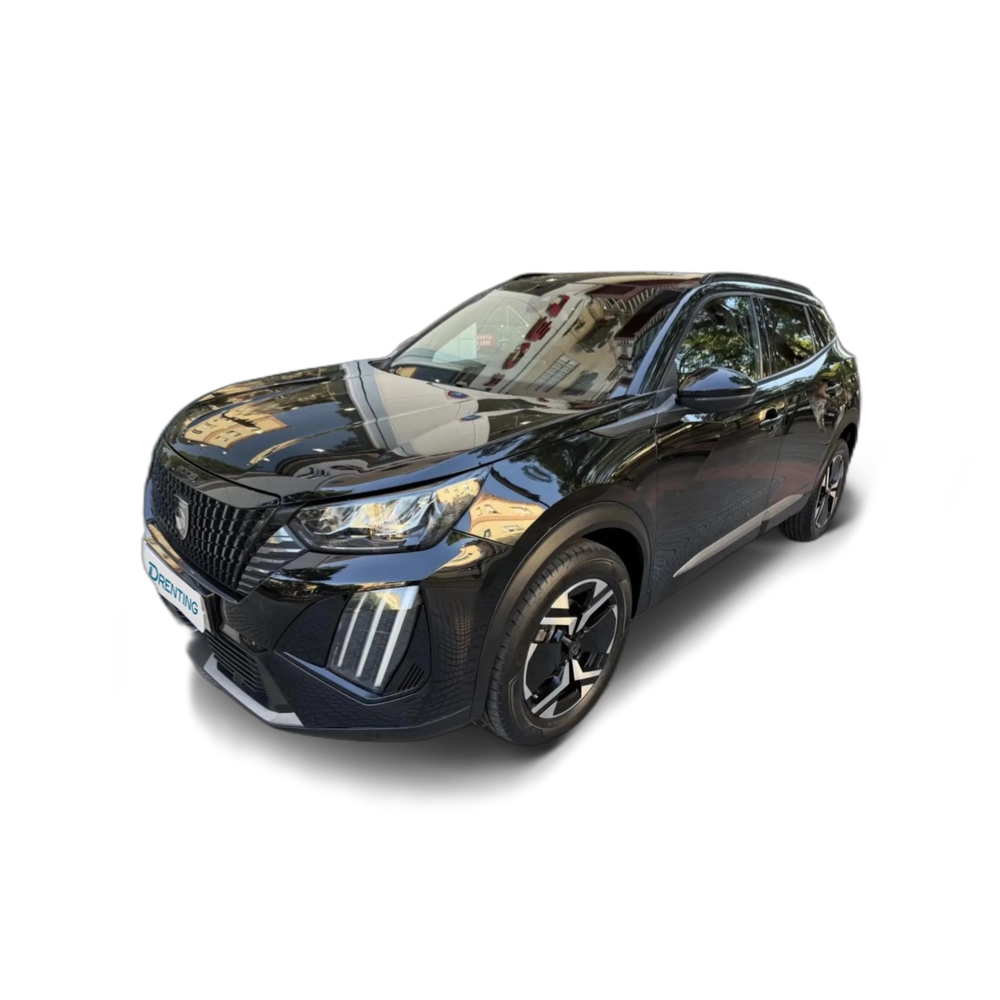 Renting Peugeot 2008 1.2 PureTech S&amp;S Allure EAT8 130 Negro 1