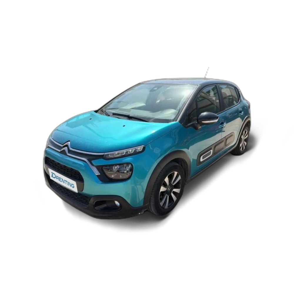 Renting Citroen C3 1.2 PureTech S&amp;S Feel Pack 83 Azul