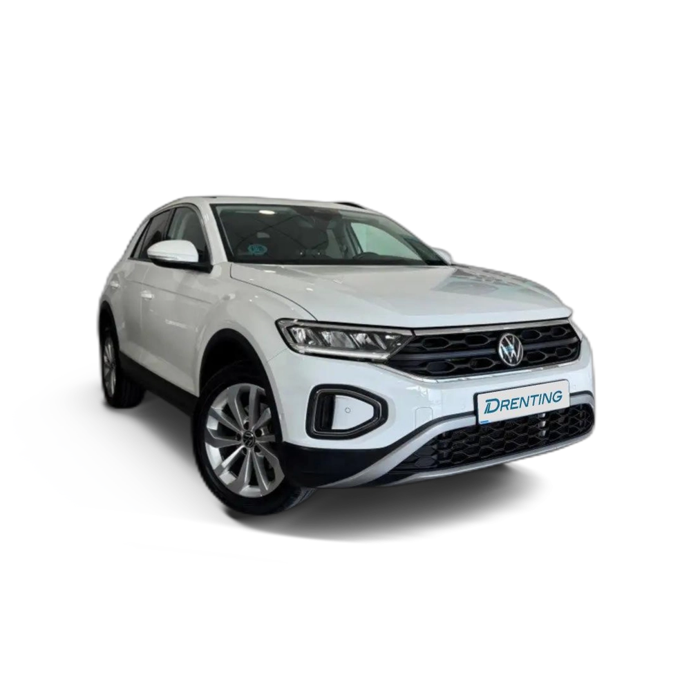 Renting Volkswagen T-Roc 1.5 TSI Life DSG7 110KW Blanco 3