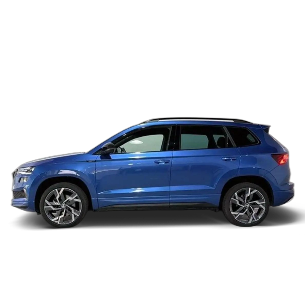 Renting Skoda Karoq 1.5 TSI Sportline ACT DSG 110KW Azul