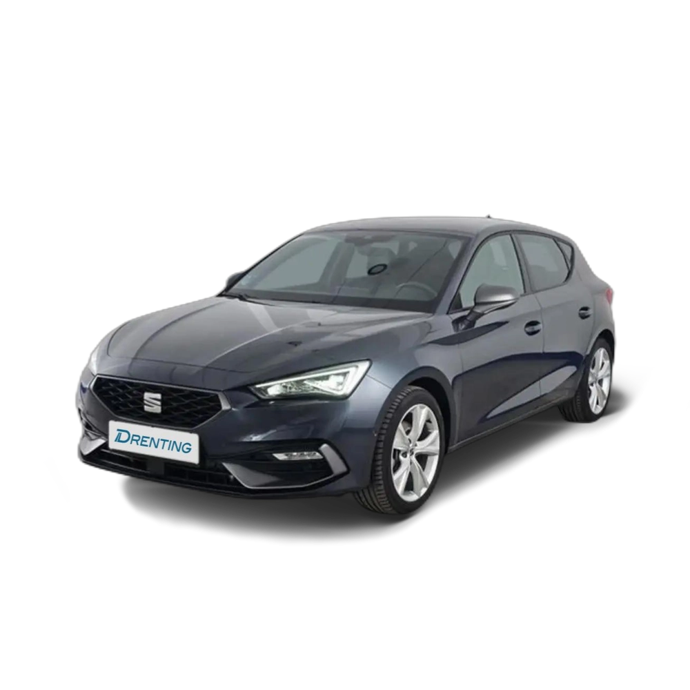 Renting SEAT Leon 1.5 TSI S&amp;S FR 25 Aniversario 85 kW (115 CV) Negro