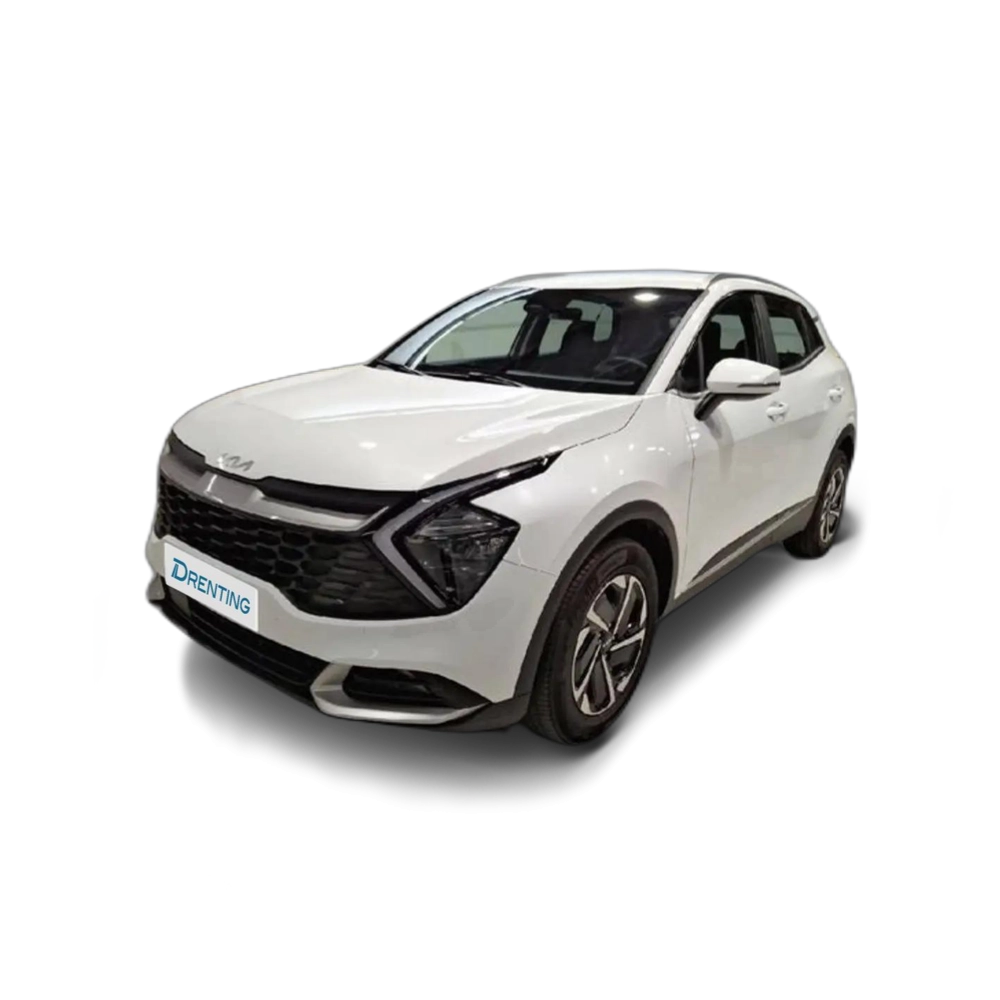 Renting Kia Sportage 1.6 T-GDi HEV 158kW (215CV)  4x2 Drive Blanco
