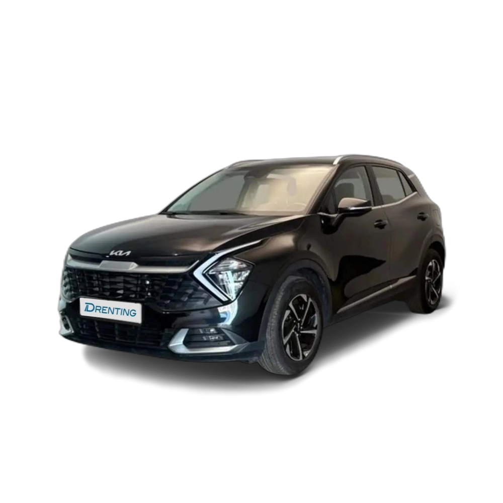 Renting Kia Sportage 1.6 T-GDi HEV Drive 239 Negro