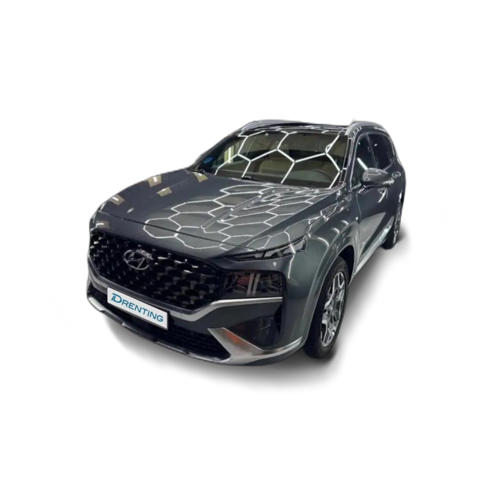 Renting Hyundai SANTA FE 1.6TGDI PHEV Tecno 7pl 4WD 6AT Gris