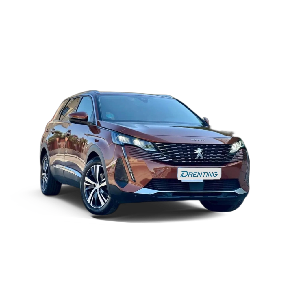 Renting Peugeot 5008 2.0BlueHDi S&amp;S Allure Pack EAT8 180 Naranja
