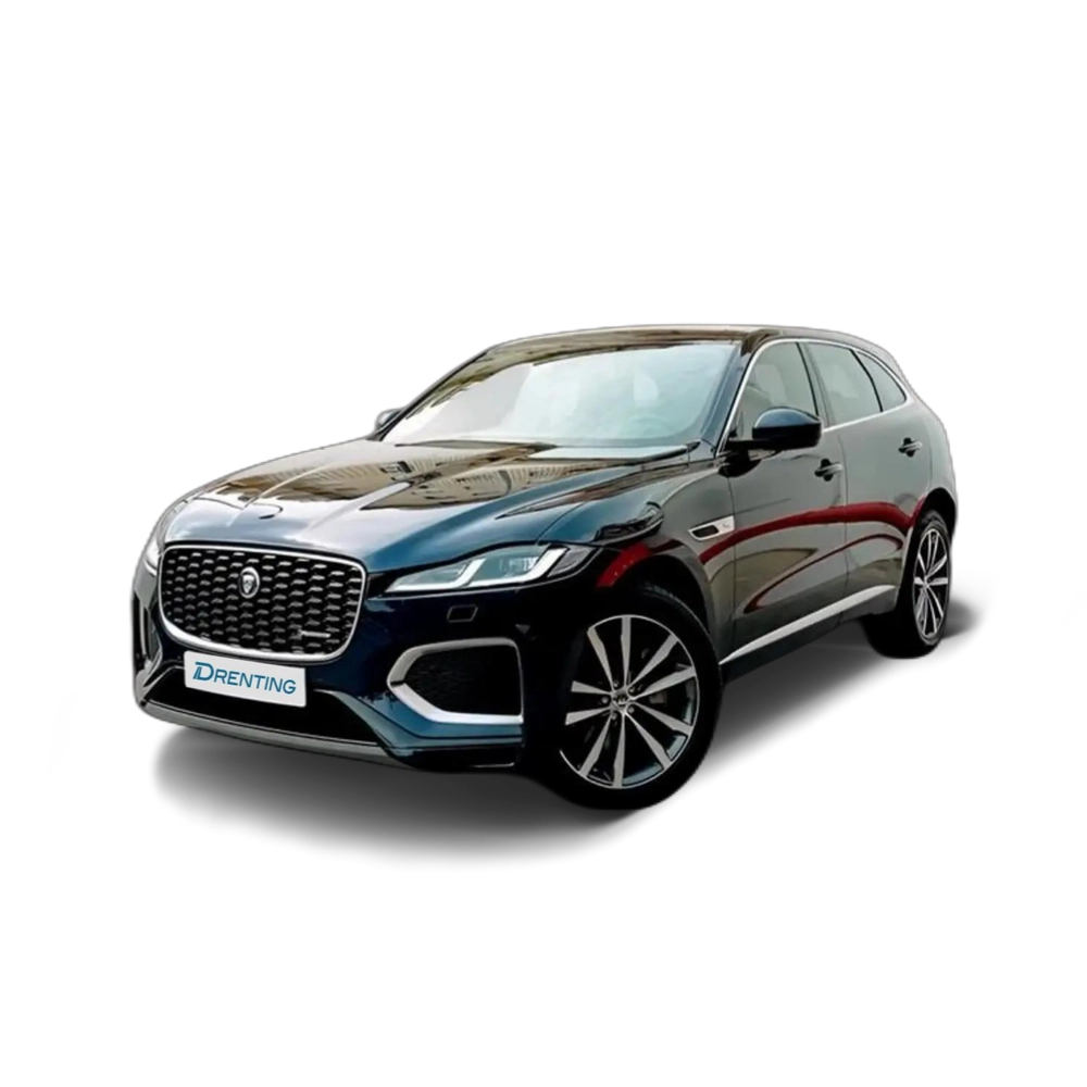 Renting Jaguar F-Pace 2.0D I4 204PS AWD Auto MHEV R-Dynamic S Azul