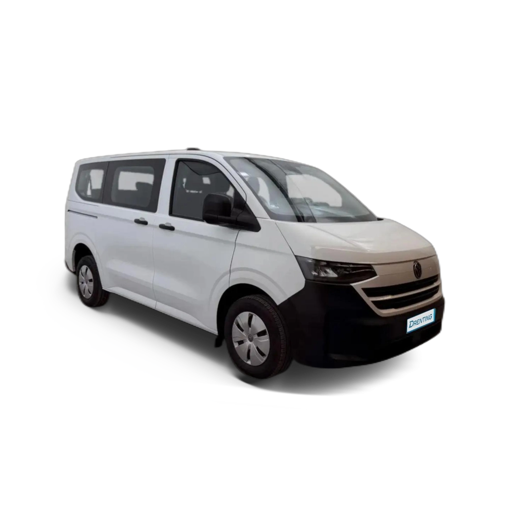 Renting Volkswagen T5 Caravelle 2.0TDI Batalla Corta 81kW Blanco