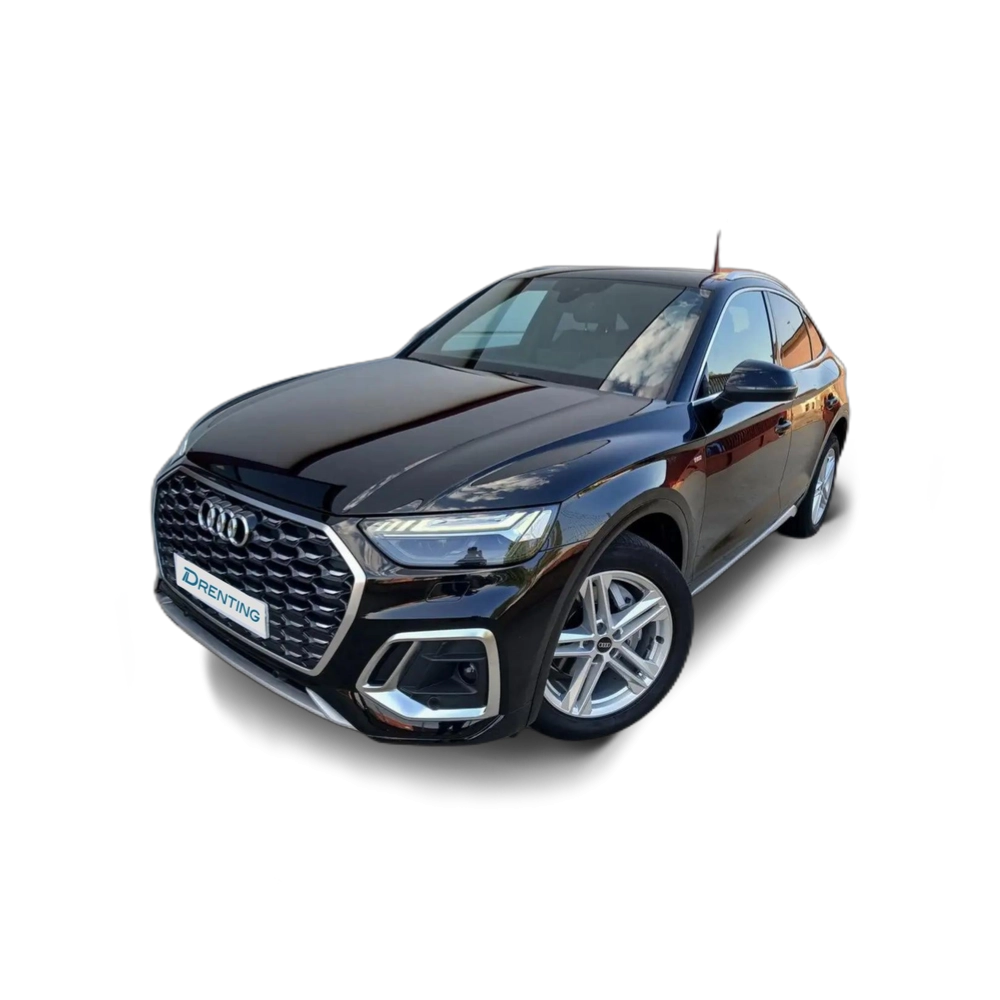 Renting Audi Q5 40 TDI 204cv quattro-ultra S line Negro