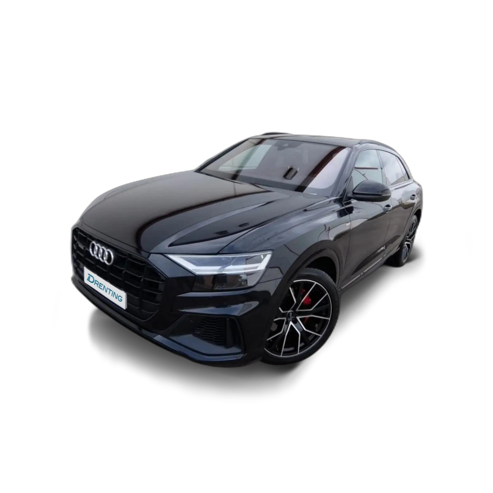 Renting Audi Q8 50 TDI 286cv quattro tiptronic S Line Negro