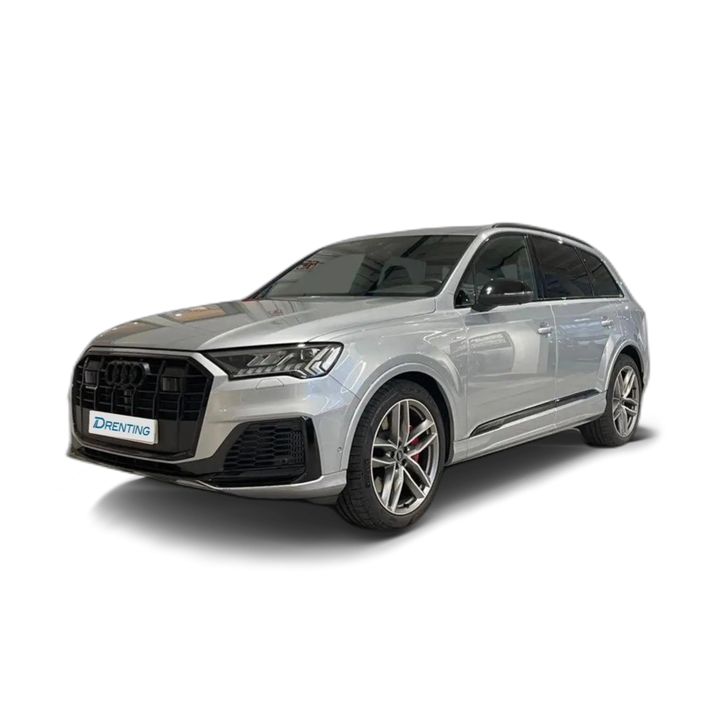 Renting Audi Q7 60 TFSIe Black line Plus quattro tiptronic Gris 1