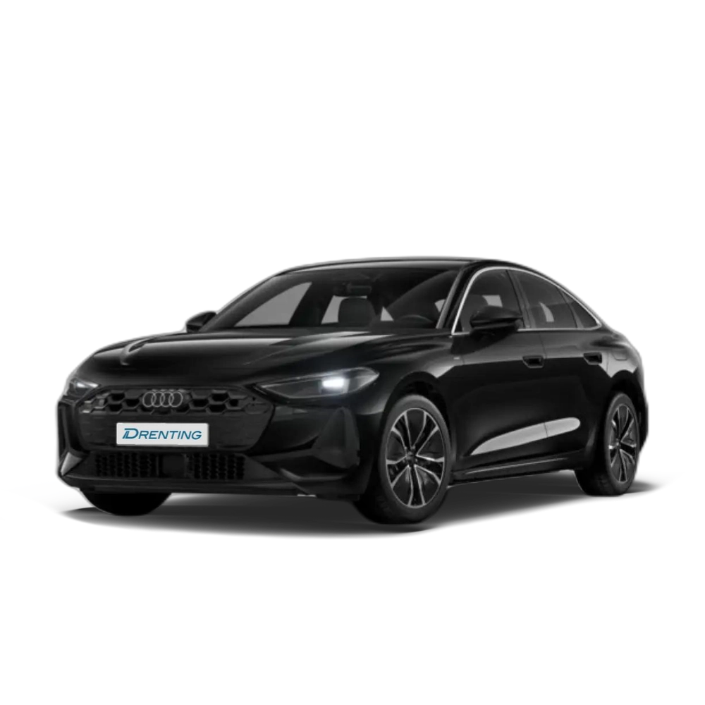Renting Audi A5 Black Line e-hybrid quattro 220 kW (299 CV) S tron Negro
