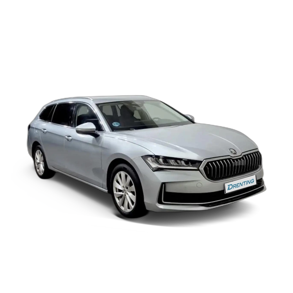 Renting Skoda Superb Combi 1.5 TSI m-HEV 110kW DSG Selection Plateado