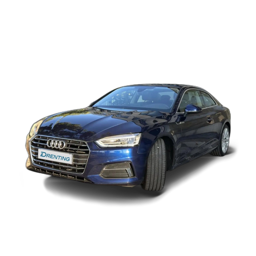 Renting Audi A5 Coupé 40 TDI S tronic Azul