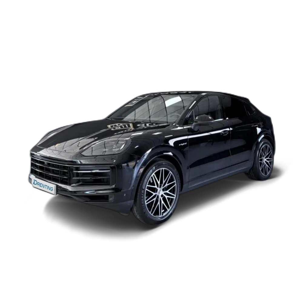 Renting Porsche Cayenne Coupé E-Hybrid Black Edition Aut. Negro 1
