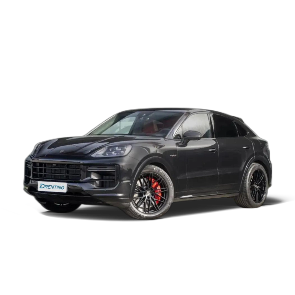 Renting Porsche Cayenne Coupé Turbo E-Hybrid Aut. Negro