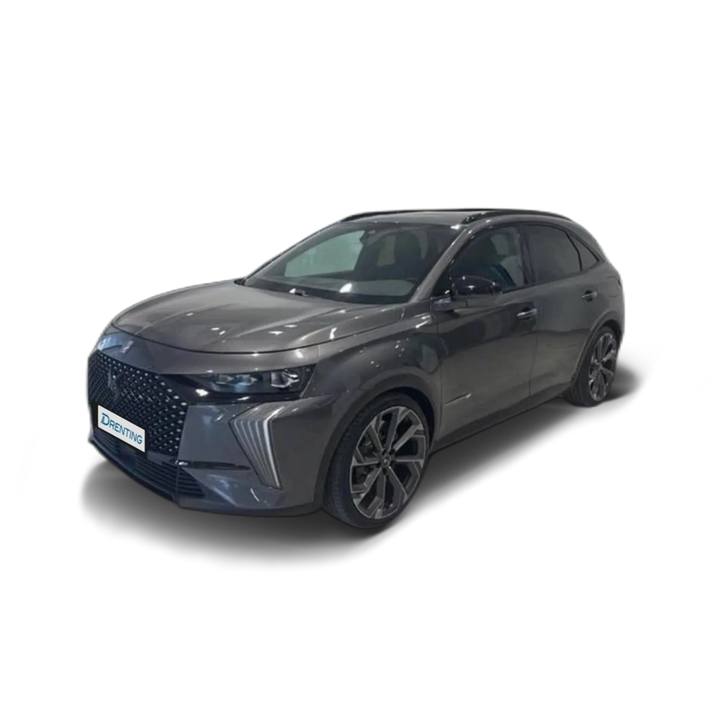 Renting DS Automobiles DS 7 Crossback E-TENSE 4x4 360 LA PREMIERE Gris