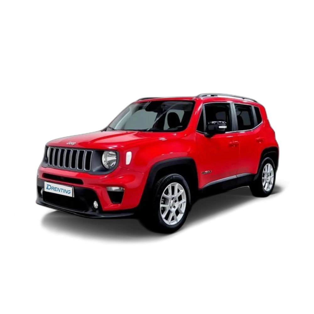 Renting Jeep Renegade eHybrid 1.5 96kW(130CV) Limited ATX Rojo